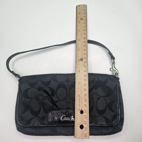 Coach Ashley Large Wristlet Clutch Wallet Signature C Clutch CC Slots Canvas - Picture 11 of 11